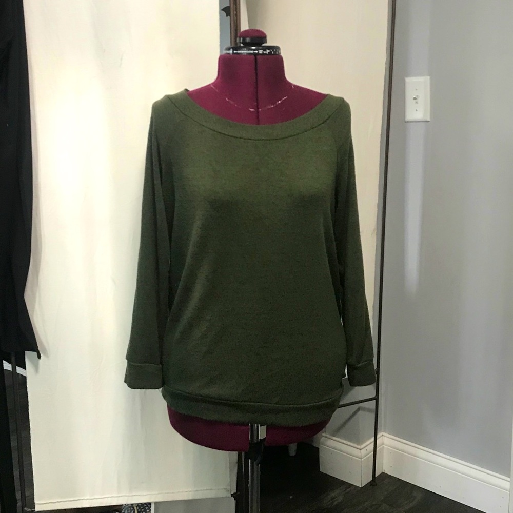 MIX 41 Hawthorn knit sweater forest green